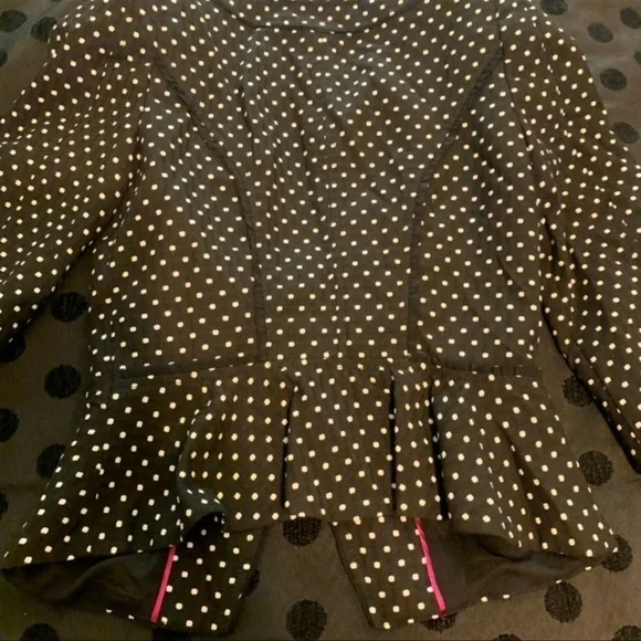 White House Black Market Polkadot Blazer - Picture 3 of 7